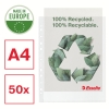 Koszulka groszkowa A4 Recycled Premium PP 70 mic. opakowanie 50sztuk Maxi 627502 ESSELTE