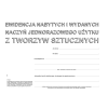 S-210-3 Ewidencja nabytych i wydanych naczyń jednorazowego użytku z tworzyw sztucznych MICHALCZYK I PROKOP