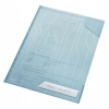 Folder Combifile A4 (5szt) przezroczyty niebieski 47260035 LEITZ