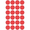 Usuwalne kółka 18mm 96szt./op. czerwone 3595 AVERY ZWECKFORM