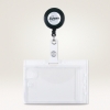 Holder plastikowy na 2 karty 54x90mm ze ściagaczem (10 sztuk) 4827 AVERY