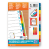 Przekładki kartonowe A4+ MYLAR 1-12 kolor ELBA 100204983