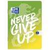 Zeszyt A4 60k linia margines 90g NEVER GIVE UP 400114798 OXFORD