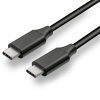 Kabel USB-C - USB-C EVERACTIVE 1m 5A 100W 10Gbps czarny (CBS-1CCD)