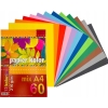 Papier A4 kolorowy mix 12 kol. 210g (60ark) KRESKA
