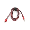 Kabel USB - microUSB PLATINET MAMBA 1m 2,4A czerwony (43443)