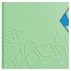Teczka z przegródkami Leitz Urban Chic, PP, A4, mieści 250 kartek, zielona 39970050