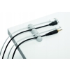 Klipsy samoprzylepne na 4kable (2szt) grafitowy 504037 DURABLE Cavoline Clip 4