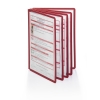 Panel informacyjny A4 (5 sztuk) czerwony (ramka) 560603 SHERPA DURABLE