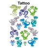 Naklejki tatuaże dla dzieci SMOKI 56751 Z-DESIGN KIDS TATTOO AVERY ZWECKFORM