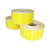 Etykieta na roli BULK 70x32mm 1000szt foliowa polipropylenowa żółta nawój gilza 40mm