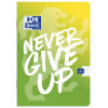 Zeszyt A4 60k linia margines 90g NEVER GIVE UP 400114798 OXFORD