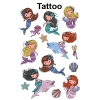 Naklejki tatuaże dla dzieci SYRENKI 56763 Z-DESIGN KIDS TATTOO AVERY ZWECKFORM