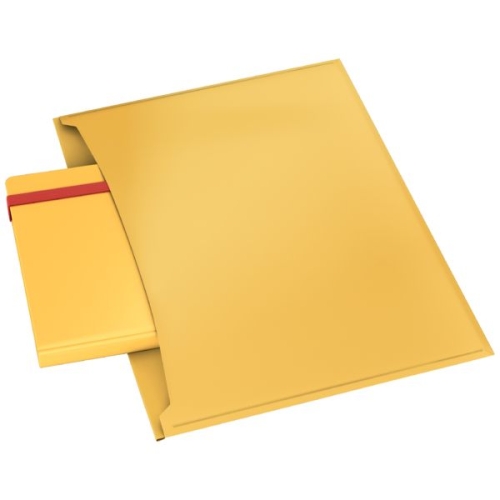 Teczka kopertowa z 2 przegródkami, żółta 47090019