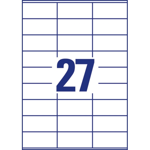 Etykiety A4 białe (100 arkuszy) 70x32mm 3479 AVERY ZWECKFORM