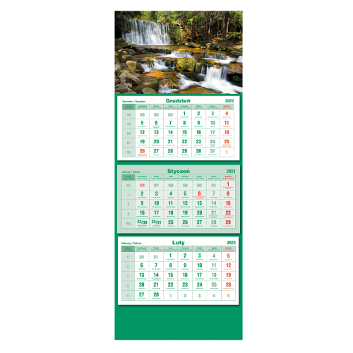 Kalendarz trójdzielny KONIE T-105T-11 Michalczyk i Prokop