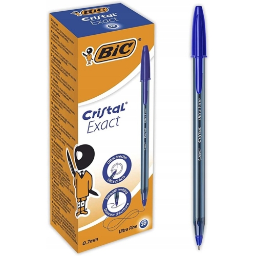 Długopis CRISTAL EXACT niebieski 0,7mm 992605 BIC