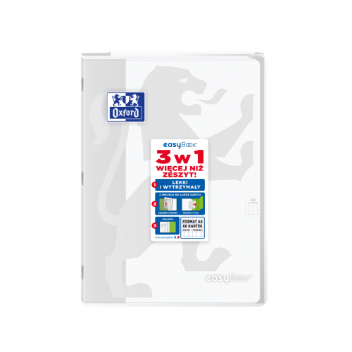 Zeszyt A5 60k linia 90g PP EASYBOOK 400146694 OXFORD