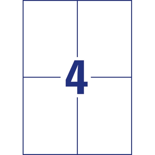 Etykiety A4 białe(100 arkuszy) 105x148mm 3483 AVERY ZWECKFORM