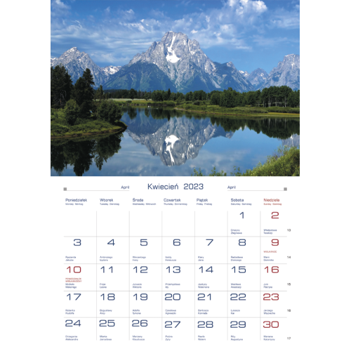 Terminarz DOMOWY - krajobrazy górskie TW-10-4 Michalczyk i Prokop