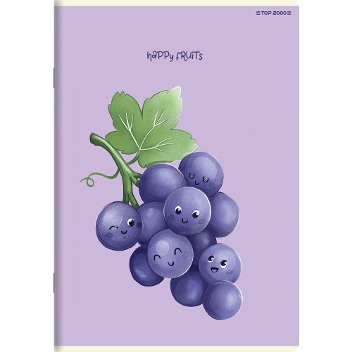 Zeszyt A6 32k kratka HAPPY FRUITS 400181855 TOP 2000