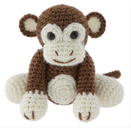 Zestaw do szydełkowania MAŁPKA 15x9x13,5cm CR1704/GE GRAFIX