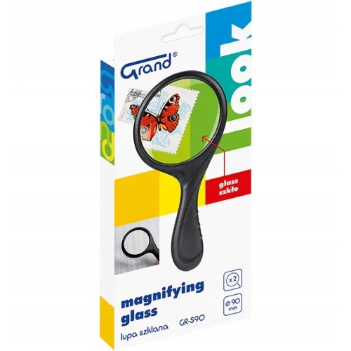 Lupa szklana - szkło powiekszające 90mm GR-S90 120-1960 GRAND