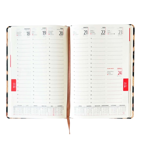 Kalendarz książkowy A5 tygodniowy LUX FOTO K-A5TLF AVANTI