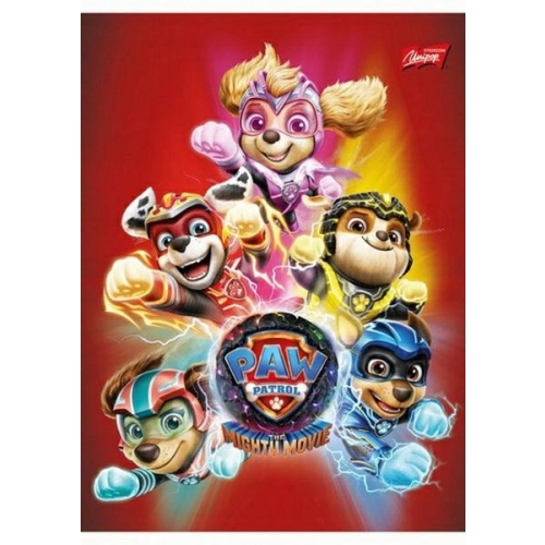 Zeszyt A5 16k kratka 70g PAW PATROL UNIPAP
