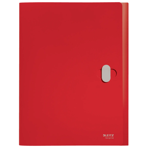 Teczka poszerzana Recycle A4 PP czerwona 46230025 LEITZ