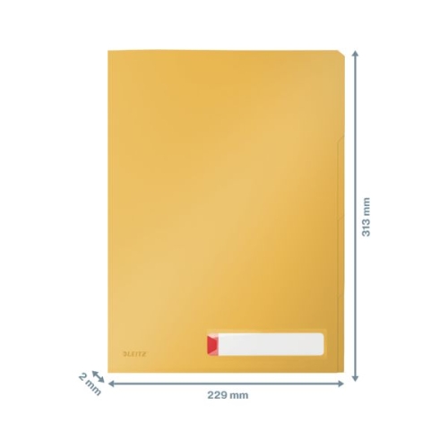 Folder A4 z 3 przegródkami, żółty 47160019 LEITZ