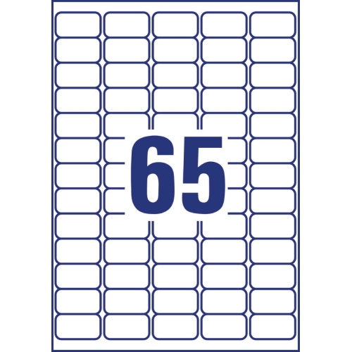 Etykieta ZF 38,1x21,2mm biała (25ark) L7971-25 AVERY ZWECKFORM