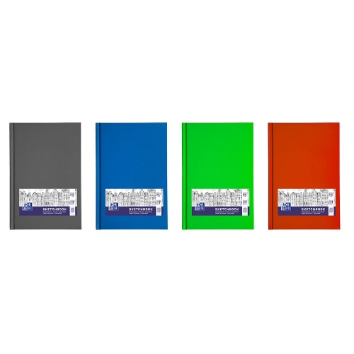 Szkicownik Sketchbook szyty A6 96k 100g mix kolorów 400152625 OXFORD