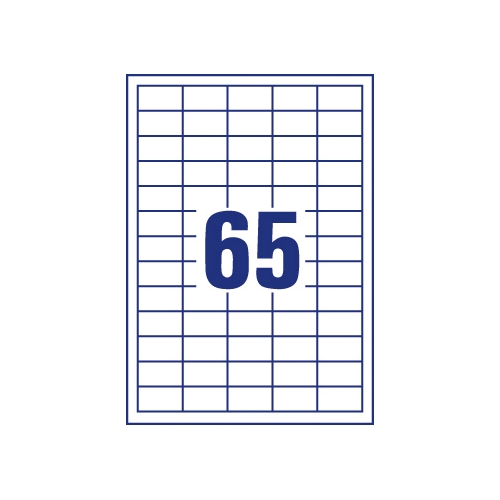 Etykiety ECONOMY A4 białe 38x21.2mm ELA001 AVERY ZWECKFORM