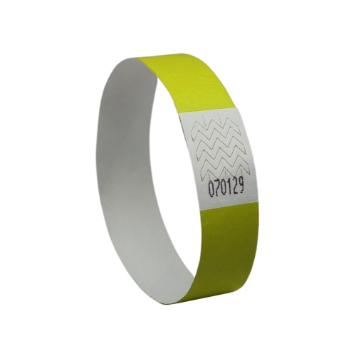 Opaski na rękę 256x19mm (50 arkuszy = 500 opasek) neonowe żółte TYVYW-50 AVERY