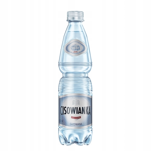 Woda mineralna CISOWIANKA 0.5L (12szt) gazowana z kaucją