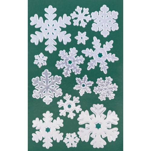 Naklejki Z-Design - srebrne śnieżki 52813 AVERY ZWECKFORM