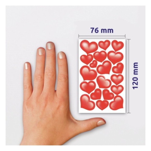 Naklejki SERCA-papier błyszczą 53205 ZF AVERY ZWECKFORM