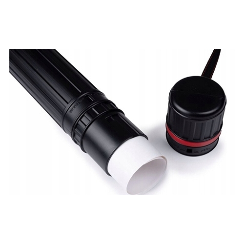 Tuba regulowana 75-135cm czarna średnica 10.5cm 50032 LENIAR