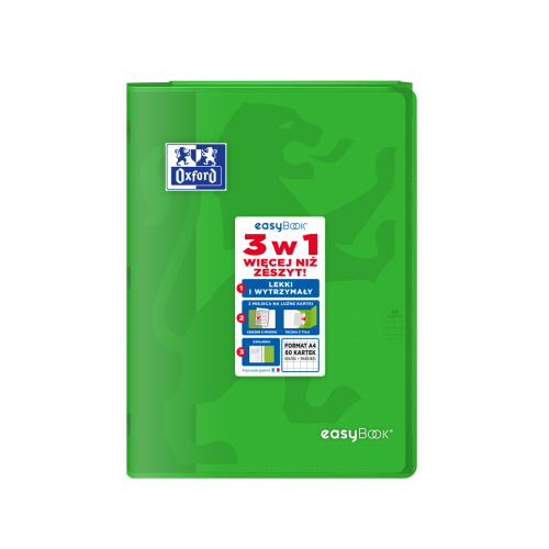 Zeszyt A4 60k kratka 90g PP EASYBOOK 400146695 OXFORD
