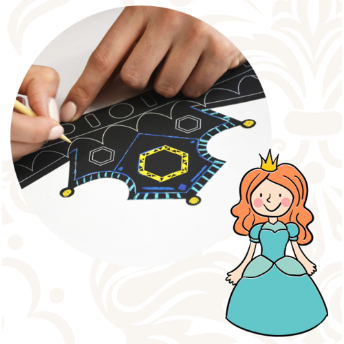 Zestaw ZRÓB TO SAM CRICCO książęce zdrapkorony CR132/B