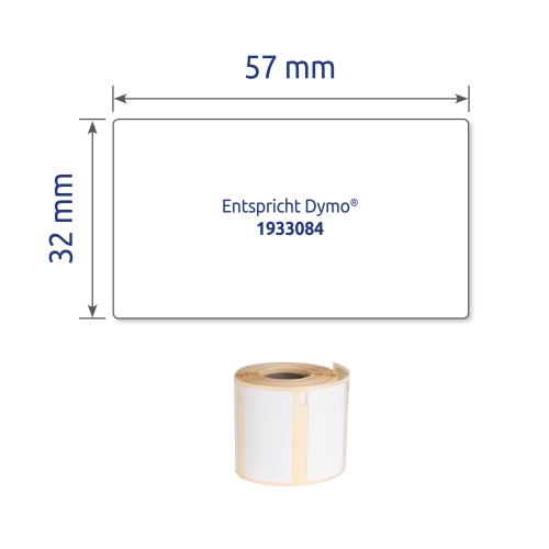 Etykiety Heavy Duty w rolce 400 etyk. 32 x 57 mm, poliestrowe, trwałe, białe A1933084 Avery Zweckfor