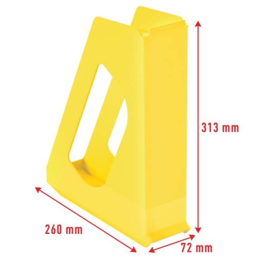 Pojemnik na dokumenty pełna wysokość VIVIDA żółty 628216 ESSELTE