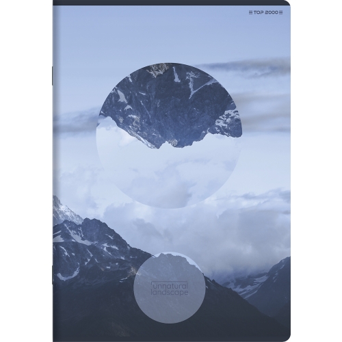 Zeszyt A5 60k linia margines UNNATURAL LANDSCAPE 400182437 TOP 2000