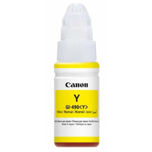 Tusz CANON (GI-490/0666C001) żółty 70ml
