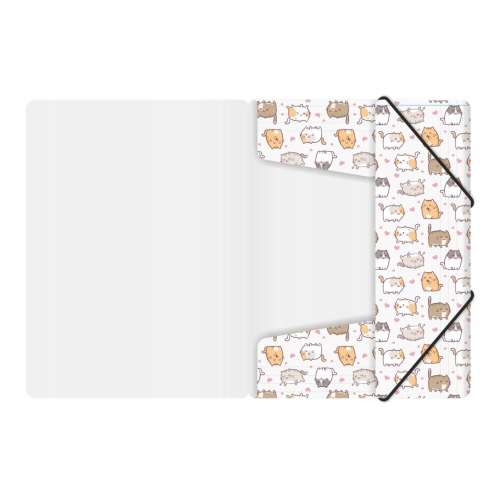 Teczka z gumką A4 PP z nadrukiem KITTENS TGN-A4-35 BIURFOL