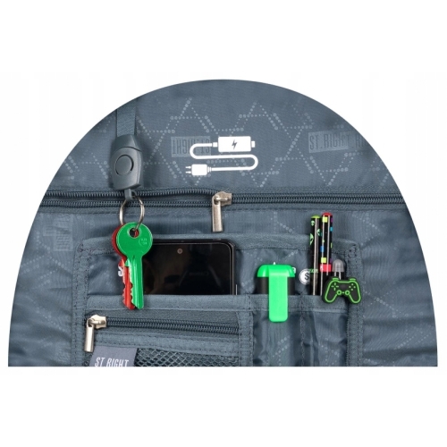 Plecak szkolny STRIGHT BP-76 FOOTBALL ST.MAJEWSKI