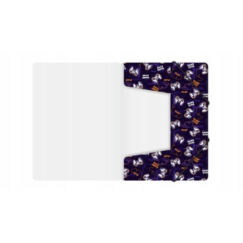 Teczka z gumką A4 PP z nadrukiem GAMEPAD TGN-A4-33 BIURFOL