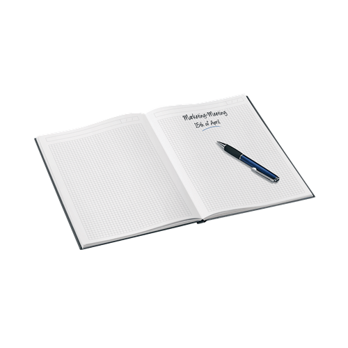 Brulion A5 80k kratka czarny 46281195 LEITZ WOW