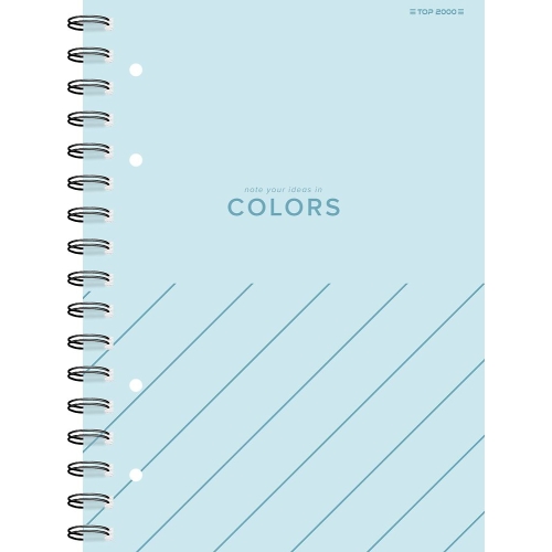 Kołozeszyt A4 80k kratka COLORS 400169233 TOP 2000